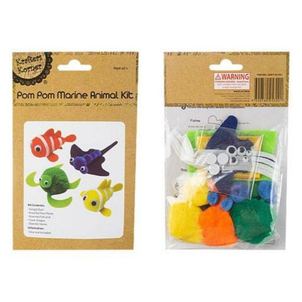 Pom Pom Marine Animal Kit  |   Diy Craft Arts & Craft Diy Craft