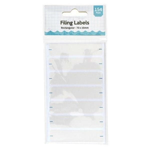 Rectangle Filing Labels – 70Mm X 16Mm  |   Stationery Arts & Craft Stationery