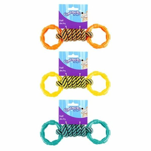 Rope Tug Dog Toy – 24Cm  |   Pet Toys Pet Supplies Assorted