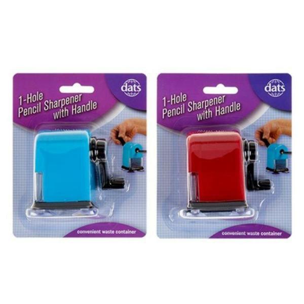 Sharpener Pencil 1 Hole W Handle  |   Stationery Arts & Craft Stationery