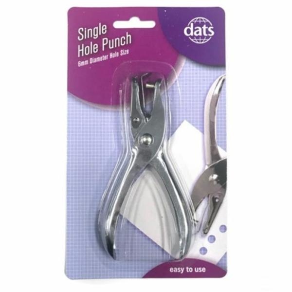 Silver Single Hole Punch  |   Stationery Arts & Craft Silver