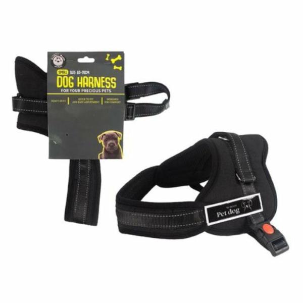 Small Heavy Duty Dog Harness – 60-70Cm  |   Pet Collars & Harnesses Pet Collars & Harnesses Black