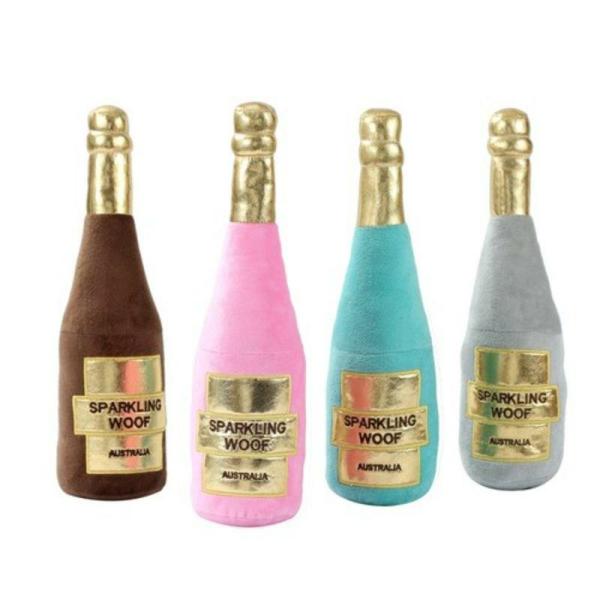 Sparkling Woof Plush Bottles – 30Cm X 12Cm  |   Pet Toys Pet Supplies Multi