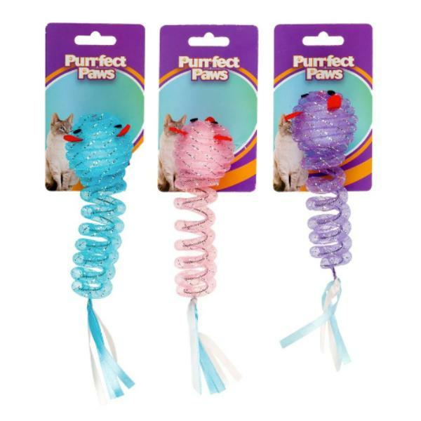 Spring Cat Toy With Tails  |   Pet Toys Pet Supplies Pet Toys