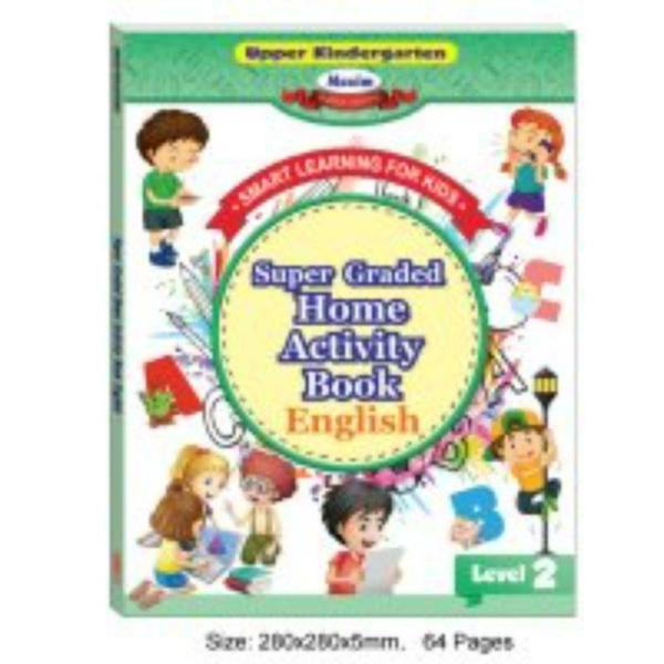 Super Graded Home Activity Book English Level 2 – 64 Pages  |   Educational Books Arts & Craft Educational Books