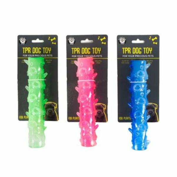 Tpr Glow In Dark Stick Dog Toy – 21Cm  |   Pet Toys Pet Supplies Assorted