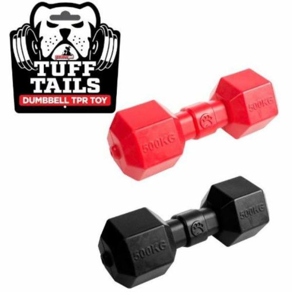 Tuff Tails Dumbbell Tpr Pet Toy – 17Cm  |   Pet Toys Pet Supplies Assorted