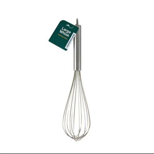 Whisk Stainless Steel 12Inch  |   Stationery Arts & Craft Silver