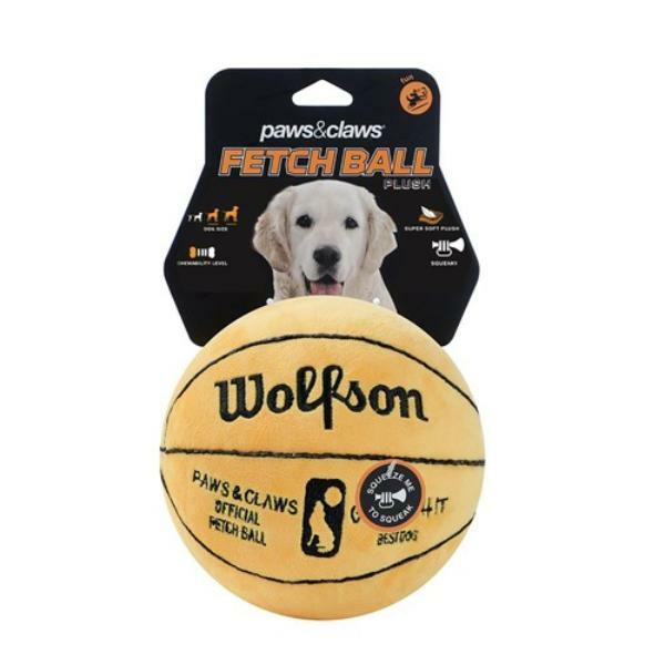 Wolfson Basketball Plush Dog Toy – 15Cm  |   Pet Toys Pet Supplies Pet Toys