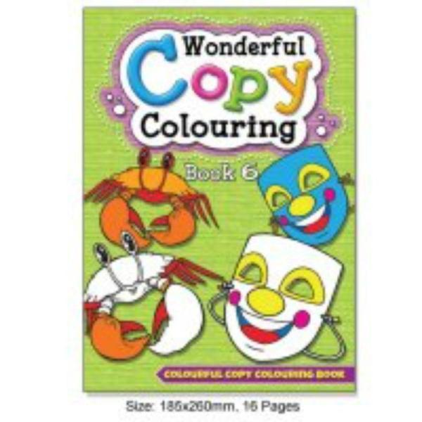 Wonderful Copy Colouring Book6 – 16 Pages  |   Educational Books Arts & Craft Educational Books