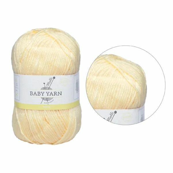 Yellow Super Soft Yarn – 100G  |   Wool & Yarn Arts & Craft Wool & Yarn