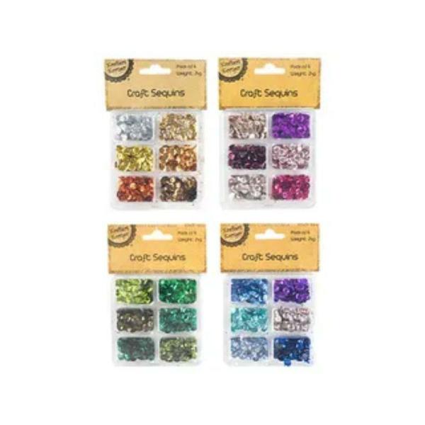 Craft Sequin Set – 30G  |   Stickers & Decorations Arts & Craft Assorted