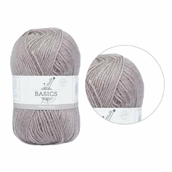 Withered Rose Basic Super Blend Yarn – 100G  |   Wool & Yarn Arts & Craft Wool & Yarn