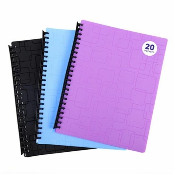 20 Pocket Pp Cover Display Book – A4  |   Exercise Books & Folders Arts & Craft Exercise Books & Folders