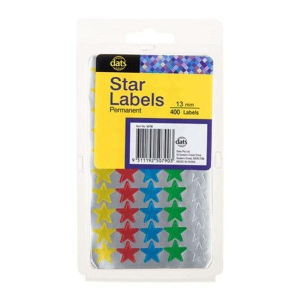 400 Star Labels – 13Mm  |   Stationery Arts & Craft Stationery