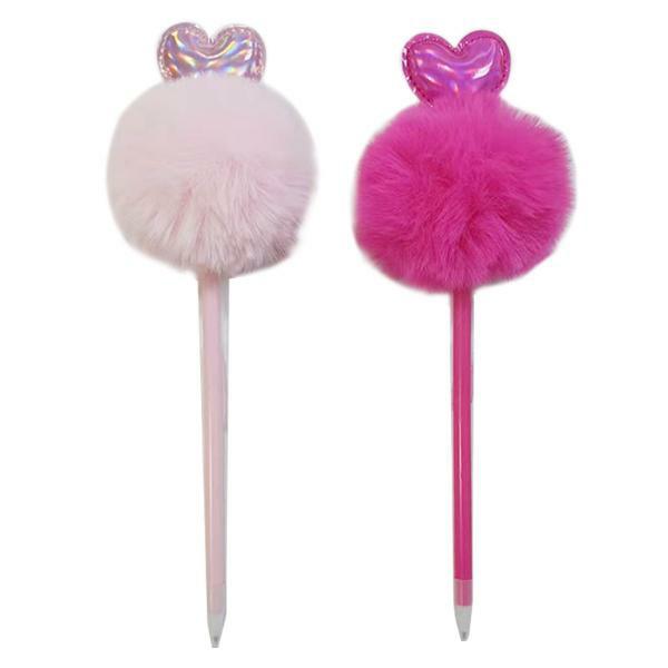 Assorted Pompom Pen – 24Cm  |   Stationery Arts & Craft Stationery