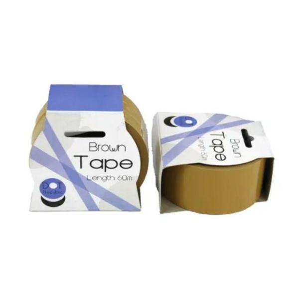 Brown Tape – 60M  |   Tapes Arts & Craft Brown