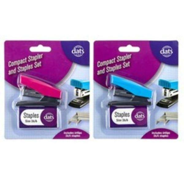 Stapler 26/6 W 640 Staples Set Compact Asstd Cols  |   Stationery Arts & Craft Stationery