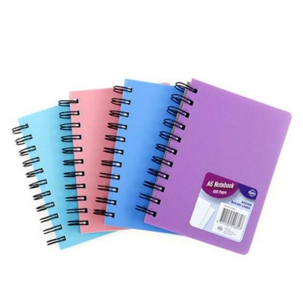 Notebook Basic Pp Col A6 400Pg  |   Exercise Books & Folders Arts & Craft Exercise Books & Folders